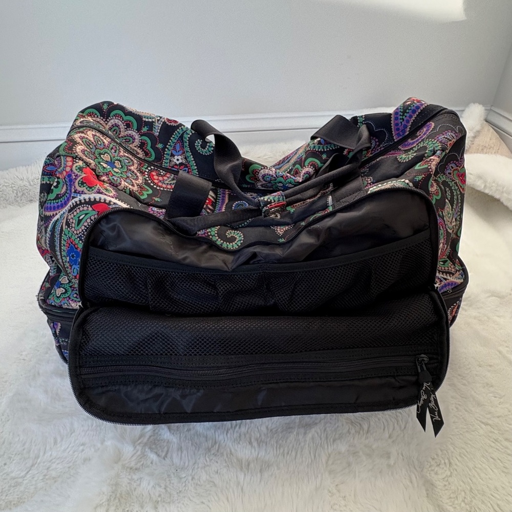 Vera Bradley Kiev Paisley XL Roller Duffle Weekender - Picture 2 of 7